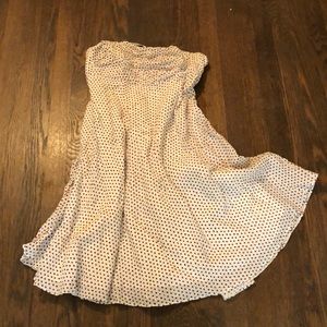 Red, white and blue polka dot Jcrew sundress